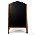 Heavy Duty Double Sided Chalkboard A frame with Curved Top